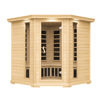 Sauna Inframerah Modern untuk Dalam Ruangan dengan Panel Kontrol
