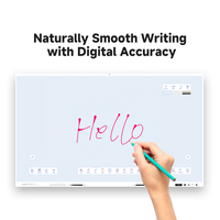 Tableau blanc interactif numérique tactile Riotouch pour l'éducation scolaire, tableau intelligent à écran plat
