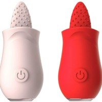 Jouet sexuel électrique de simulation de massage de la langue, stimulateur des zones intimes à 10 fréquences de vibration pour femmes