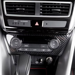 สวิตช์ปรับอากาศรถยนต์ ABS สแตนเลสคาร์บอนไฟเบอร์สำหรับ2019มิตซูบิชิอีคลิปส์ครอส - Product Image 5