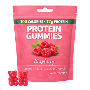 Suplemento Energético 100% Natural OEM, Gomitas con Mezcla de Proteína de Suero, Pre-Entrenamiento, Apoyo Inmunológico para Adultos, 17g de Proteína - Product Image 1