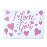 Autocollant de ballon « Je t'aime Bobo » pour la Saint-Valentin, autocollant de ballon DIY « Je t'aime »