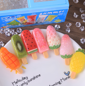 Mini Ciondoli Piatti a Forma di Frutta per Gioco di Imitazione, Giocattoli per Bambini a Tema Gelato, Mini Resina Anguria Ananas Kiwi <span class=keywords><strong>Fragola</strong></span>, Regalo per Giochi di Ruolo e Negozi - Product Image 4