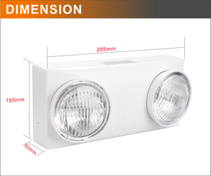 Lámparas LED Comerciales <span class=keywords><strong>Compex</strong></span>, Luz de Emergencia, 120-277V CA, Batería de Litio de Respaldo, Material Plástico Ajustable, para Interiores y Camping - Product Image 5
