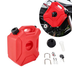 Réservoir de carburant ATV 5L 1.3 gallon bidon de gaz avec support de verrouillage réservoir de carburant de secours pour ATV <span class=keywords><strong>moto</strong></span> la plupart des voitures - Product Image 1