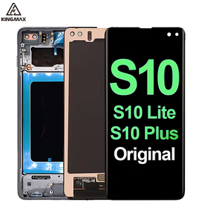 Écran Super Amoled pour Samsung <span class=keywords><strong>Galaxy</strong></span> <span class=keywords><strong>S10</strong></span> <span class=keywords><strong>Plus</strong></span> <span class=keywords><strong>G975</strong></span> G975F Assemblage d'affichage LCD Pièces de rechange Fixer l'écran de téléphone cassé - Product Image 1
