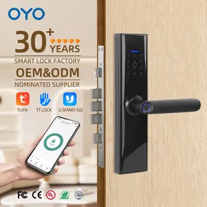 Oyo Thumbprint Intelligente Elektronische Deurvergrendeling Vinger Touch Wachtwoord Beveiliging Tt Lock Biometrische Code Slimme Deursloten