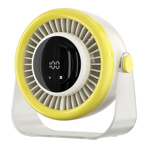 2 in 1 <b>Wall</b> Mounted <b>Desk</b> Fan 100 Speed Digital Display USB Rechargeable 3000mAh Ultra Quiet Cooling for Home Office Ice-like Coo - Product Image 1