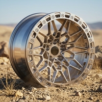 Jantes en alliage d'aluminium forgé Deep Dish FF-RT1 Beadlock 15-18 pouces 5x115/112/120/114.3 PCD, nouvelles jantes de course sur circuit