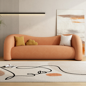 आधुनिक सोफे सरल सोफे न्यूनतम विशेष आकार के कश्मीरी सफेद सोफे सेट फर्नीचर डिजाइन लिविंग रूम लक्जरी सोफे - Product Image 6