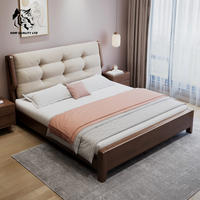 Fabricant chinois, lit simple en bois au design unique, avec logo personnalisé, en stock, prêt à être expédié, au meilleur prix.