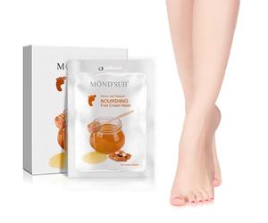 Masker Kaki Pelembap Mond'sub Madu dan Almond, Organik Alami, Efektif untuk Hidrasi Kulit Secara Mendalam - Product Image 1