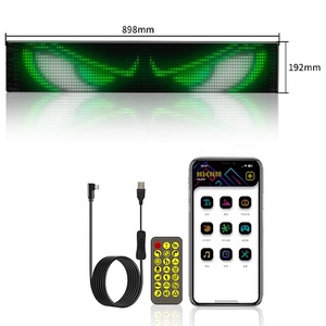 Nueva Pantalla LED Flexible RGB a Todo Color de 64x64 con Diseño de Ojo de Diablo para Camión, Reemplazo de 12-28V DC - Product Image 1