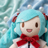 Vente en gros Miku Fuwa Petit Project DIVA MEGA39s Shiny Ver Authentique et Original Poupée en peluche assise de 30 cm en coton PP