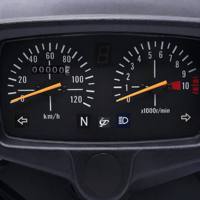 Alat Pengukur Kecepatan dan Putaran Mesin Sepeda Motor Mekanis Dual Dial 0-120km/jam 10k RPM Pengganti Panel Instrumen