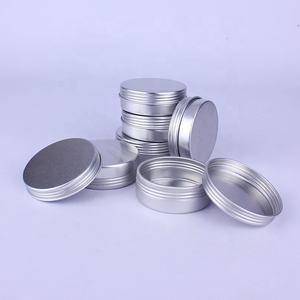 Bocaux en aluminium de différentes tailles avec couvercles à vis en stock-emballage de bougie de détergent cosmétique comestible - Product Image 3