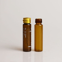 Botol Kaca Bening Cair Oral Medis 10 Ml dengan Tutup Plastik Botol Kaca Bening 10 Ml