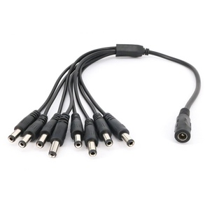 一至八根直流电源电缆1母8公40厘米长度直流分路器电缆 - Product Image 2