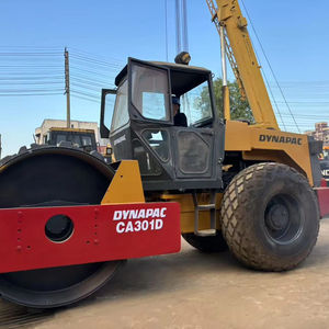 Rodillo Compactador de Neumáticos Dynapac CA251D de Alta Potencia, Usado, de un Solo Tambor, Motor Diésel de 5.5kW, Capacidad de Subida del 25%, Rueda de Acero, Confortable - Product Image 1