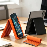 Support de téléphone portable pour iPhone 17, support de bureau pour tablette et ordinateur portable, support créatif flexible et pliable en silicone pour utilisation mains libres