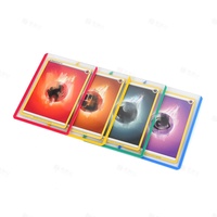 Porte-cartes semi-rigide multicolore en gros pour les magasins de cartes, protection quotidienne des cartes à collectionner