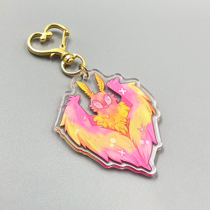 Móc khóa acrylic trong suốt tùy chỉnh, logo hoạt hình, móc khóa epoxy lấp lánh, móc khóa nhựa, móc khóa anime acrylic tùy chỉnh - Product Image 5