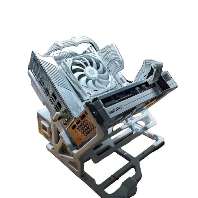 Open Computer Case Full Tower ATX MATX ITX Support Acrylic Material with Fan Stock