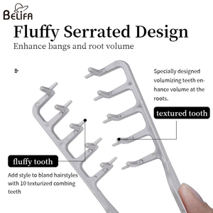 Pettine per Acconciature da Uomo Bestseller, Strumenti per Parrucchieri, Pettine per Acconciature Voluminose e Texturizzate - Product Image 5