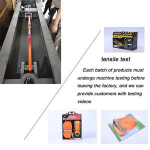 Correa de amarre de trinquete de alta resistencia para carga de camiones con certificación CE - Product Image 6