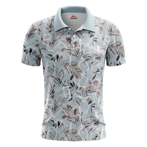 Camo Collared Golf Polo Shits Polyester Spandex Vissen Mannen Giraffe Drop Schip Batik Atheïstisch Met Logo