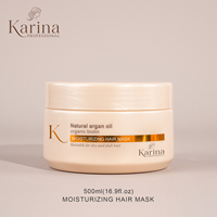 Masker Rambut Pelembap Salon untuk Perawatan Penguatan Rambut Anti Rontok Bebas Sulfat Masker Rambut Organik Biotin