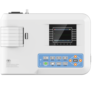 ECG100G-VET Draagbare <span class=keywords><strong>ECG</strong></span>/<span class=keywords><strong>ECG</strong></span>-apparaat voor dierenartsen, diagnostiek in de diergeneeskunde, veilige en betrouwbare medische diagnostische apparatuur - Product Image 1