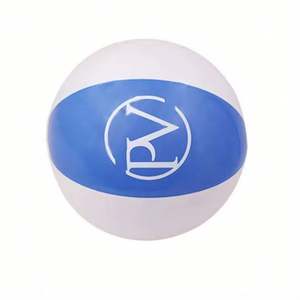 Pelotas de Playa Promocionales al por Mayor, Pelota de Playa Inflable Extra Grande de 28 cm con Logotipo Personalizado, Pelotas de PVC Coloridas para Niños - Product Image 1