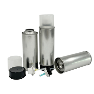 ODM Vente en gros 52x140mm 286ml Bouteille aérosol vide en fer blanc 2K pour peinture en spray et revêtement chimique, nouveau design, fond plat, prix usine - Product Image 1