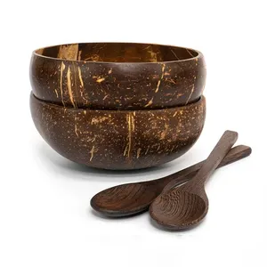 thailand vietnam biodegradable coconut shell ice cream candle wood salad coconut bowl