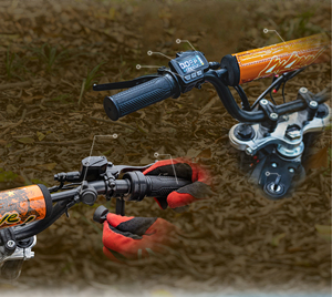 มอเตอร์ไซค์ไฟฟ้าออฟโรด KuKirin X1, ยางขนาด 14/12 นิ้ว, เบรกไฮดรอลิก, หน้าจอ LED, สำหรับการท่องเที่ยวและพนักงานส่งของ - Product Image 4