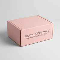 Boîtes d'expédition pliables en carton ondulé noir de qualité supérieure personnalisées en gros avec logo en feuille d'or pour vêtements et cadeaux