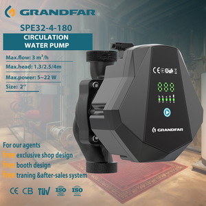 Grandfar 43L/min 0.23EEI High Efficiency Household <b>Small</b> Frequency Conversion Hot Water Circulating <b>Pump</b> SPE32-4-180 Energy-Savi - Product Image 1