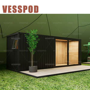 Contenedor de Envío Personalizado de 20 pies con Estructura de Acero Galvanizado, Quiosco de Comida, Cafetería Móvil Prefabricada, <span class=keywords><strong>Tienda</strong></span> de Helados Portátil Moderna - Product Image 4