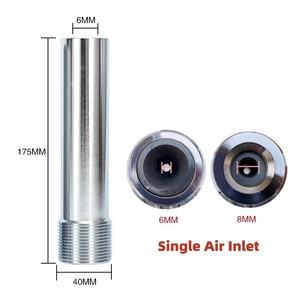 Pistolet de <span class=keywords><strong>sablage</strong></span> en acier au <span class=keywords><strong>tungstène</strong></span> à entrée d'air unique durable, <span class=keywords><strong>buse</strong></span> en carbure de bore - Product Image 2