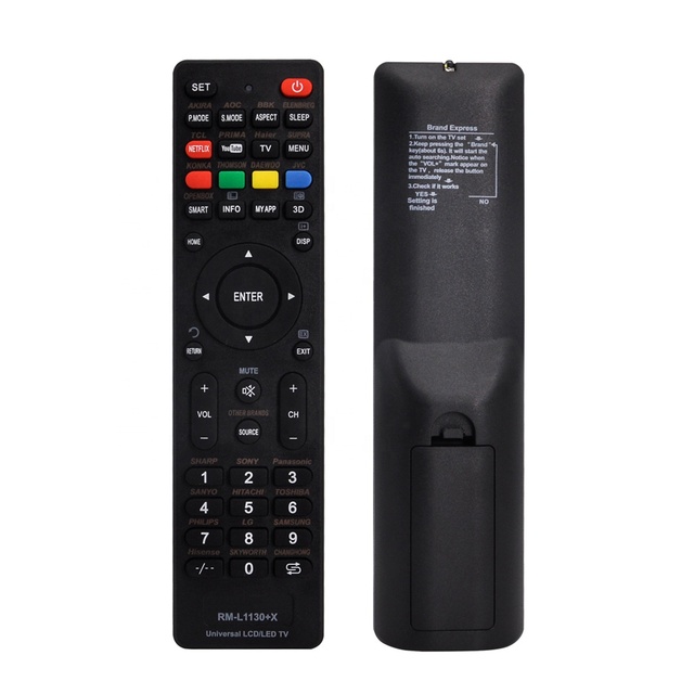 Universal Replacement TV Remote Control RM-L1130+X Fit for LED LCD Smart TV