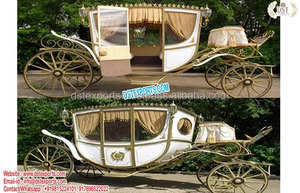 DST EXPORTS Fabricant Américain de Chariots à Chevaux Touristiques – Luxe, Métal Noirâtre et Bois, Légers, pour Décoration d'Événements – En Promotion - Product Image 3