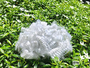 15Dx64mm HS-Fibra de poliéster siliconizada hueca no conjugada - Product Image 3