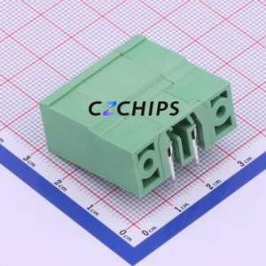 KF2EDGSRM-7.62-2P Plug-in Terminal Block Bent Lead Through Hole,P=7.62mm Board-to-Board / Socket Closed Screw Fixing 1x2P 7.62mm - Product Image 2