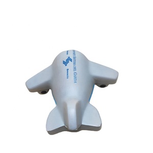 Venta al por mayor <span class=keywords><strong>Jumbo</strong></span> Airplane Shape Anti-Ansiedad Juguete PU Espuma Seguridad Certificado Logotipo Personalizado Stress Ball Precio de descuento a granel - Product Image 2
