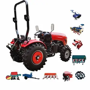 Luyu – mini tracteur chinois pour Agriculture, vente chaude, équipement agricole 4x4, 50hp, compacteur agricole utilisé