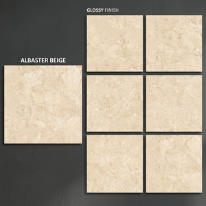 Gray Slate Natural Stone Look Glazed Porcelain Floor Tiles Premium Indoor Flooring 32x32 Inch - Product Image 4