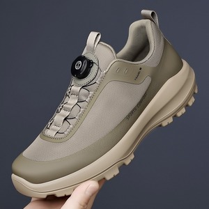 Nouvelles chaussures décontractées d'extérieur 2026 pour hommes, à semelle en caoutchouc, respirantes en maille, avec boucle rotative, pour la randonnée - Product Image 3