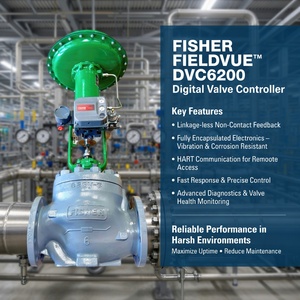 Positionneur de vanne numérique intelligent HART <span class=keywords><strong>Fisher</strong></span> DVC6200 3582 3582i – Fournisseur en gros en stock – Prix compétitif - Product Image 1