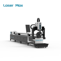 Machine de découpe laser CNC Laser Max 4040 pour tuyaux métalliques, haute puissance 4000-6000W, technologie de perforation rapide AI/PLT
